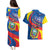 Ecuador Independence Day Couples Matching Puletasi and Hawaiian Shirt Dios patria y libertad - Wonder Print Shop