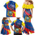 Ecuador Independence Day Family Matching Mermaid Dress and Hawaiian Shirt Dios patria y libertad - Wonder Print Shop