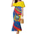 Ecuador Independence Day Family Matching Mermaid Dress and Hawaiian Shirt Dios patria y libertad - Wonder Print Shop