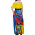 Ecuador Independence Day Family Matching Off Shoulder Maxi Dress and Hawaiian Shirt Dios patria y libertad - Wonder Print Shop