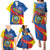 Ecuador Independence Day Family Matching Puletasi and Hawaiian Shirt Dios patria y libertad - Wonder Print Shop