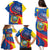 Ecuador Independence Day Family Matching Puletasi and Hawaiian Shirt Dios patria y libertad - Wonder Print Shop