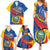 Ecuador Independence Day Family Matching Summer Maxi Dress and Hawaiian Shirt Dios patria y libertad - Wonder Print Shop