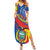 Ecuador Independence Day Family Matching Summer Maxi Dress and Hawaiian Shirt Dios patria y libertad - Wonder Print Shop