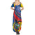 Ecuador Independence Day Family Matching Summer Maxi Dress and Hawaiian Shirt Dios patria y libertad - Wonder Print Shop