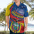 Ecuador Independence Day Hawaiian Shirt Dios patria y libertad - Wonder Print Shop