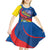 Ecuador Independence Day Kid Short Sleeve Dress Dios patria y libertad - Wonder Print Shop