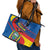 Ecuador Independence Day Leather Tote Bag Dios patria y libertad - Wonder Print Shop