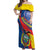 Ecuador Independence Day Off Shoulder Maxi Dress Dios patria y libertad - Wonder Print Shop