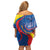 Ecuador Independence Day Off Shoulder Short Dress Dios patria y libertad - Wonder Print Shop