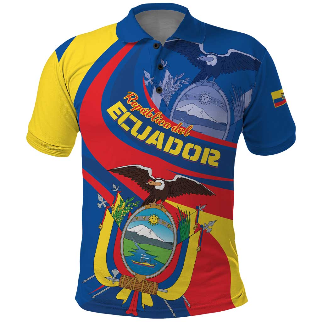 Ecuador Independence Day Polo Shirt Dios patria y libertad - Wonder Print Shop