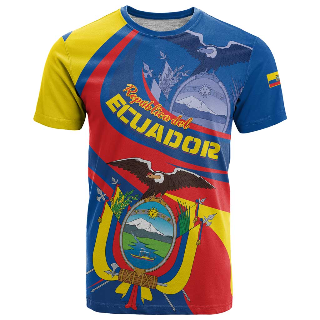 Ecuador Independence Day T Shirt Dios patria y libertad - Wonder Print Shop