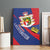 Liechtenstein Canvas Wall Art Coat Of Arms Blue Red Color - Wonder Print Shop