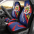 Liechtenstein Car Seat Cover Coat Of Arms Blue Red Color - Wonder Print Shop