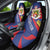 Liechtenstein Car Seat Cover Coat Of Arms Blue Red Color - Wonder Print Shop