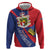 Liechtenstein Hoodie Coat Of Arms Blue Red Color - Wonder Print Shop