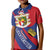 Liechtenstein Kid Polo Shirt Coat Of Arms Blue Red Color - Wonder Print Shop