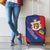 Liechtenstein Luggage Cover Coat Of Arms Blue Red Color - Wonder Print Shop