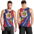 Liechtenstein Men Tank Top Coat Of Arms Blue Red Color - Wonder Print Shop