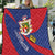 Liechtenstein Quilt Coat Of Arms Blue Red Color