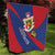 Liechtenstein Quilt Coat Of Arms Blue Red Color