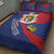 Liechtenstein Quilt Bed Set Coat Of Arms Blue Red Color - Wonder Print Shop