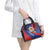 Liechtenstein Shoulder Handbag Coat Of Arms Blue Red Color