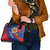 Liechtenstein Shoulder Handbag Coat Of Arms Blue Red Color