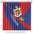 Liechtenstein Shower Curtain Coat Of Arms Blue Red Color