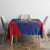 Liechtenstein Tablecloth Coat Of Arms Blue Red Color - Wonder Print Shop