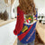 Liechtenstein Women Casual Shirt Coat Of Arms Blue Red Color - Wonder Print Shop