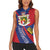 Liechtenstein Women Sleeveless Polo Shirt Coat Of Arms Blue Red Color - Wonder Print Shop