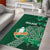 Ireland 2024 Rugby Area Rug Irish Shamrock Celtic Cross - Wonder Print Shop