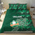 Ireland 2024 Rugby Bedding Set Irish Shamrock Celtic Cross - Wonder Print Shop