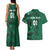 Ireland 2024 Rugby Couples Matching Tank Maxi Dress and Hawaiian Shirt Irish Shamrock Celtic Cross - Wonder Print Shop