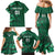 Ireland 2024 Rugby Family Matching Mermaid Dress and Hawaiian Shirt Irish Shamrock Celtic Cross - Wonder Print Shop