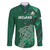 Ireland 2024 Rugby Family Matching Off The Shoulder Long Sleeve Dress and Hawaiian Shirt Irish Shamrock Celtic Cross - Wonder Print Shop