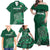 Ireland 2024 Rugby Family Matching Off Shoulder Maxi Dress and Hawaiian Shirt Irish Shamrock Celtic Cross - Wonder Print Shop