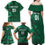 Ireland 2024 Rugby Family Matching Off Shoulder Maxi Dress and Hawaiian Shirt Irish Shamrock Celtic Cross - Wonder Print Shop