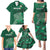 Ireland 2024 Rugby Family Matching Puletasi and Hawaiian Shirt Irish Shamrock Celtic Cross - Wonder Print Shop