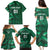 Ireland 2024 Rugby Family Matching Puletasi and Hawaiian Shirt Irish Shamrock Celtic Cross - Wonder Print Shop