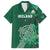 Ireland 2024 Rugby Family Matching Short Sleeve Bodycon Dress and Hawaiian Shirt Irish Shamrock Celtic Cross - Wonder Print Shop