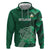 Ireland 2024 Rugby Hoodie Irish Shamrock Celtic Cross - Wonder Print Shop