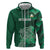 Ireland 2024 Rugby Hoodie Irish Shamrock Celtic Cross - Wonder Print Shop