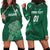 Ireland 2024 Rugby Hoodie Dress Irish Shamrock Celtic Cross - Wonder Print Shop