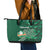 Ireland 2024 Rugby Leather Tote Bag Irish Shamrock Celtic Cross - Wonder Print Shop