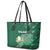 Ireland 2024 Rugby Leather Tote Bag Irish Shamrock Celtic Cross - Wonder Print Shop