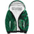 Ireland 2024 Rugby Sherpa Hoodie Irish Shamrock Celtic Cross