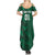 Ireland 2024 Rugby Summer Maxi Dress Irish Shamrock Celtic Cross