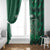 Ireland 2024 Rugby Window Curtain Irish Shamrock Celtic Cross